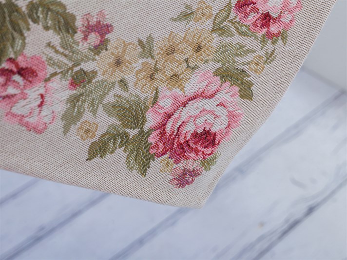 Roselle Goblen Față de Masă Decorativă Bej Deschis