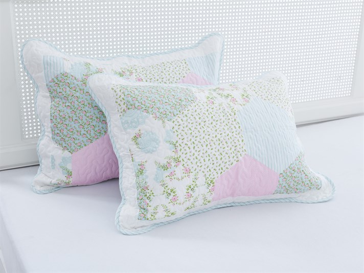 Roselle  Microfibră Persoană dublă  SET CUVERTURĂ DE PAT 240x260 cm Roz