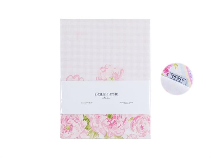 Rosepatch Bumbac Single Set Lenjerie De Pat 160x220 cm Roz