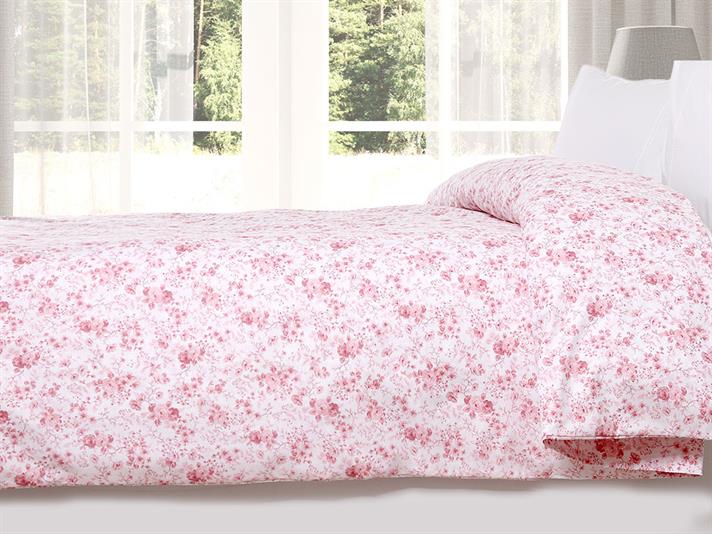 Rosery Cu Bumbac Single Lenjerie De Pat 160x220 cm Culoarea Trandafirului Uscat.