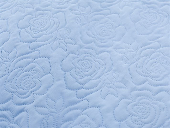 Rosery  Microfibră Persoană dublă  SET CUVERTURĂ DE PAT 230x260 cm Albastru
