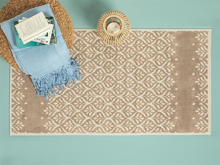 Rosilda Covor, Bumbac, 50*80 Cm, Gri Deschis