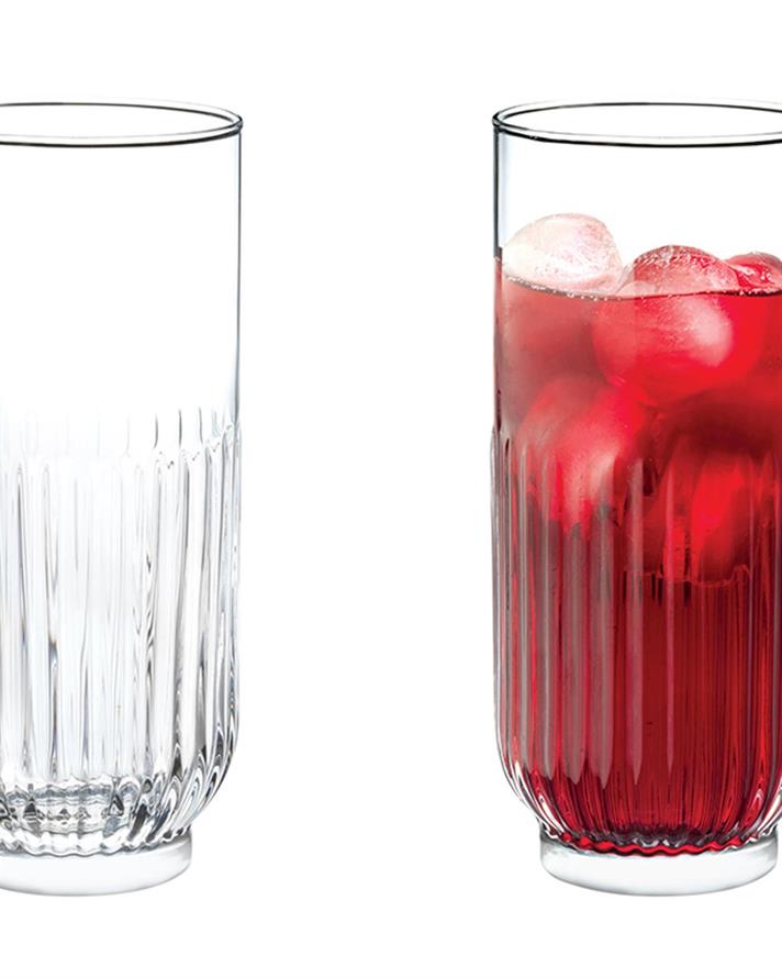 Roso Glass 3 Set Juice Glass 395 ml Transparent