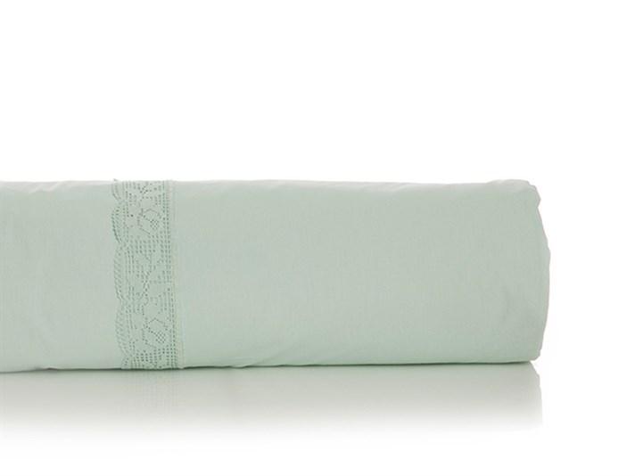 Rosy Lace Cu Kopanaki Double Lenjerie De Pat 200x220 cm Seledon