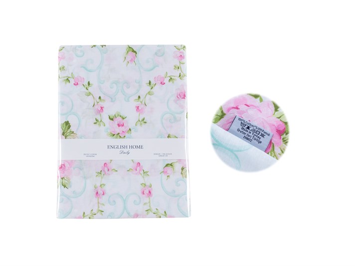 Rosy Love Cu Bumbac Single Lenjerie De Pat 160x220 cm Roz