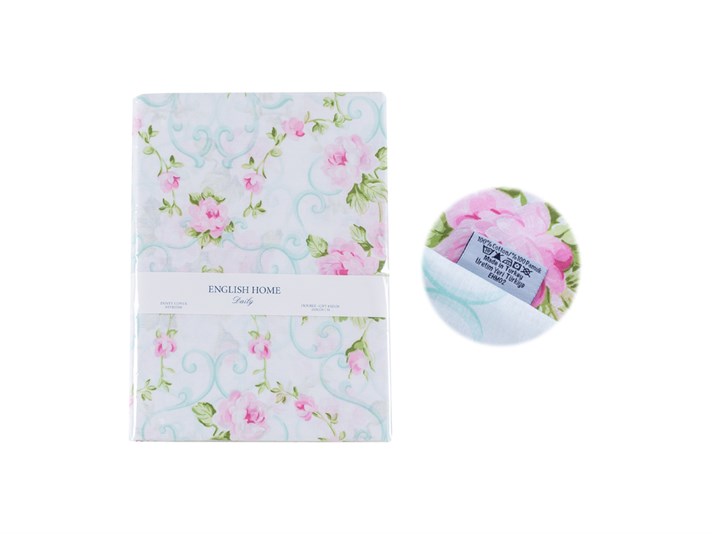 Rosy Love Cu Bumbac Double Lenjerie De Pat 200x220 cm Roz