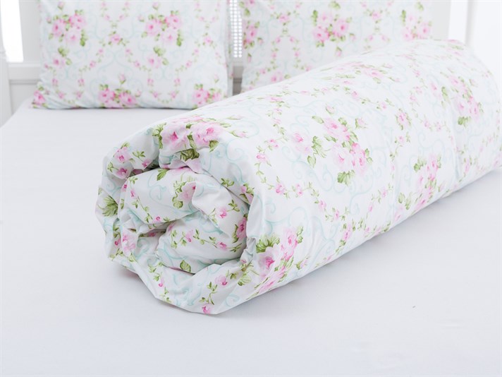 Rosy Love Cu Bumbac Double Lenjerie De Pat 200x220 cm Roz