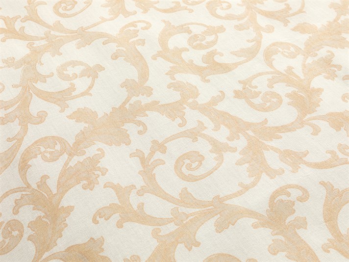 Royal Sroll Bumbac Persoană Dublă Set Lenjerıe De Pat 200*220 Cm Aur.
