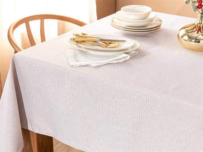 Royal Stars Polyestere Table Cloth 150x220 cm Rose Gold