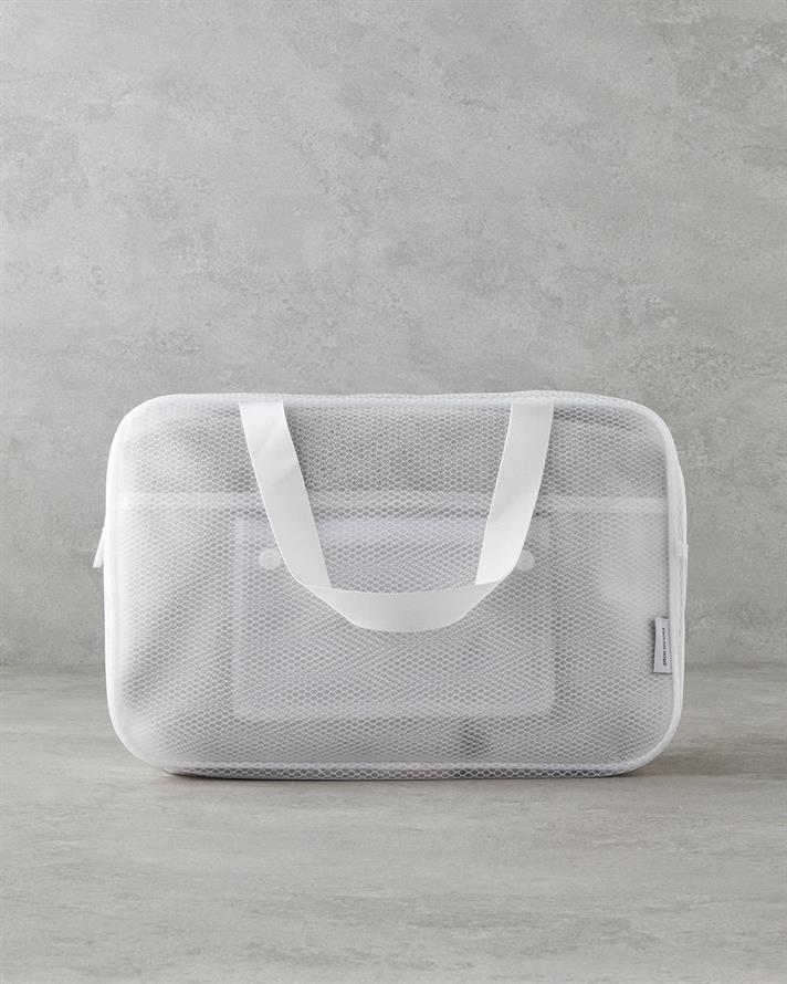 rubin Poliester Organizator 34x22x12 cm Alb