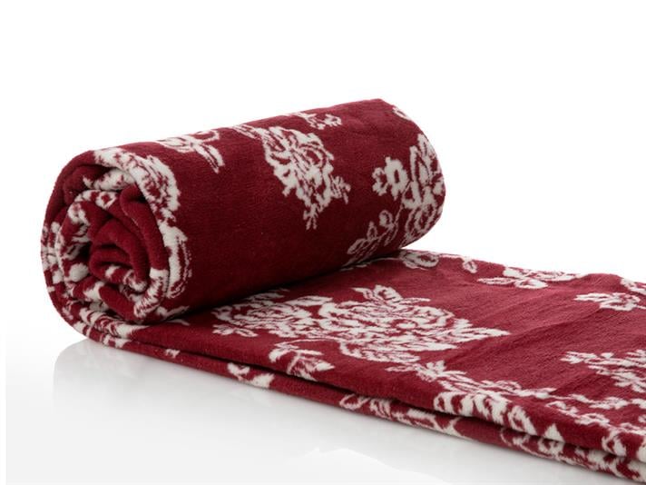Ruby Rose Cottony Double Person  PĂTURĂ 200x220 cm Claret Red