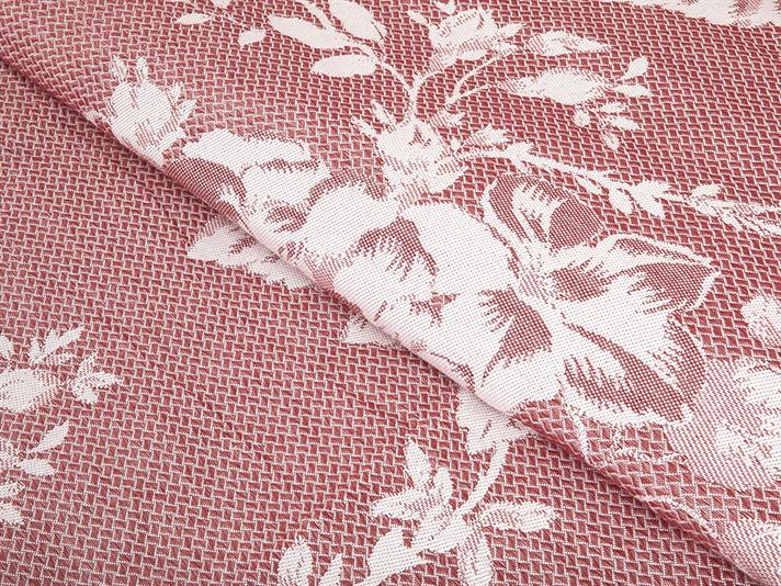 Ruby Rose Jacard Persoană Dublă Set Cuvertură De Pat 230*250 Cm Burgundia.