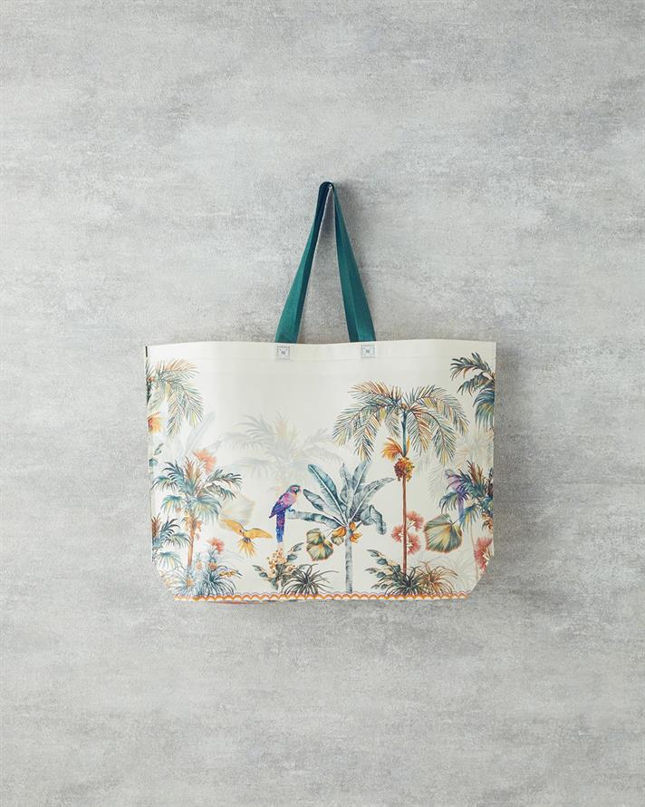 Sacosa de cumparaturi, Lavien, polietilena, 54,5x38 cm, multicolor