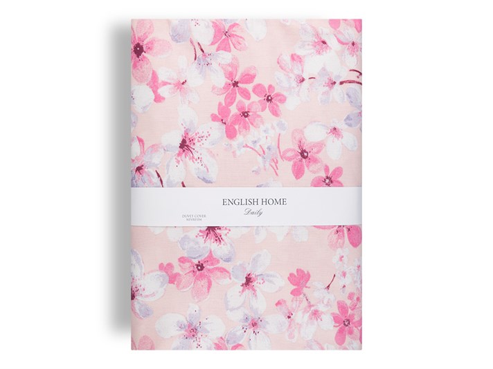 Sakura Joy Cu Bumbac Double Lenjerie De Pat 200x220 cm Culoarea Trandafirului Uscat.