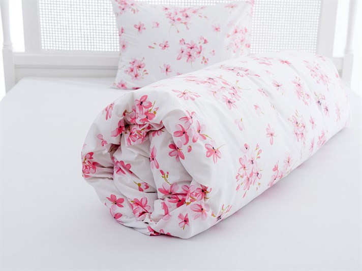 Sakura Cu Bumbac Single Lenjerie De Pat 160x220 cm Roz