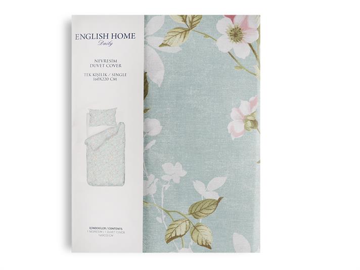 Sakura Zen Cottony Pentru O Persoana Lenjerıe De Pat 160*220 Cm Seledon.