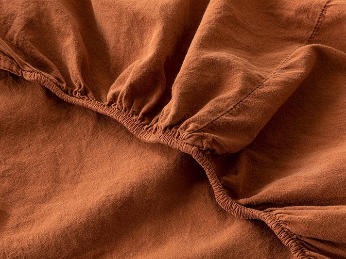 Sandy Antik Boyama  King Size  SET LENJERIE DE PAT 240x220 cm Terracotta