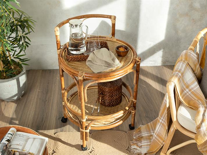 Sandy Măsuță De Cafea 55x55x87 cm Cafeniu