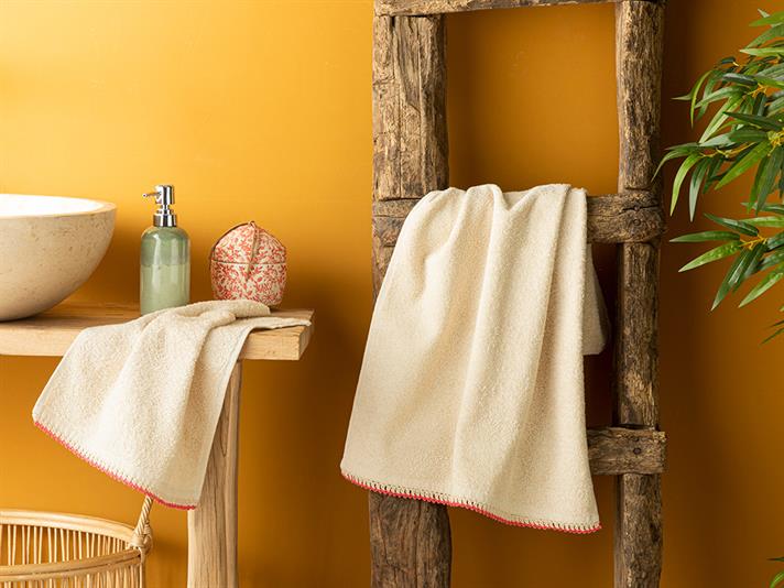 Sandy Prosop De Mână Croșetat, Bumbac, 30*40 Cm, Bej Închis