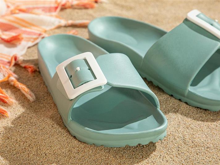 Sandy Women Sandals 36 Dark Green.