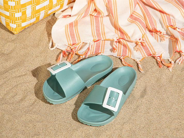 Sandy Women Sandals 39 Dark Green.