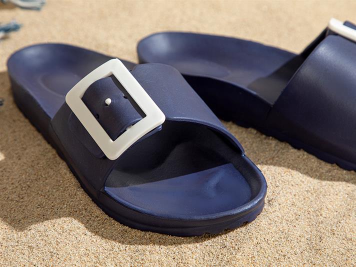 Sandy Sandale Papuci De Casă, 39, Natural - Burgundia