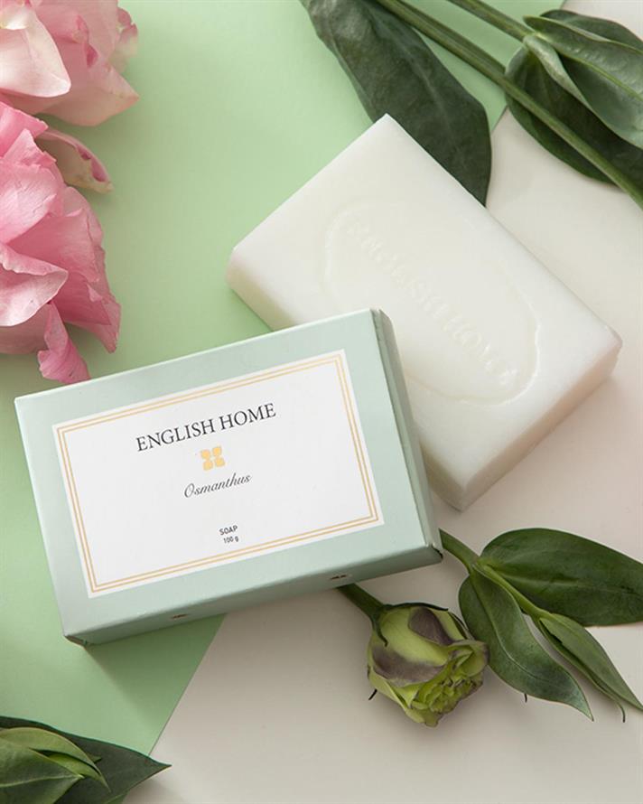 Sapun solid, Osmantus, 100 gr, verde deschis