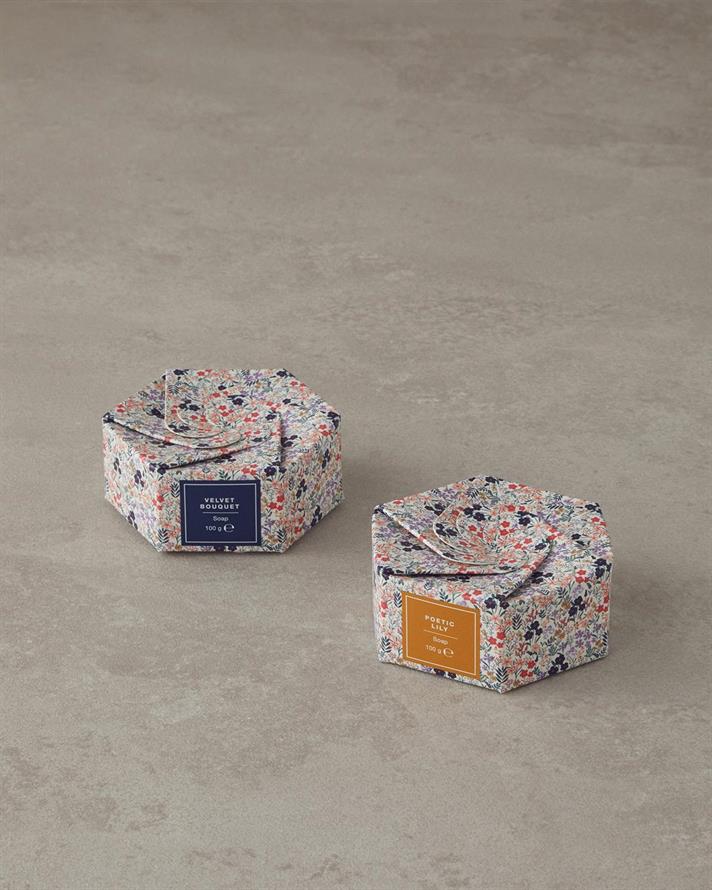 Sapun solid, Velvet Bouqet, 100 gr, transparent