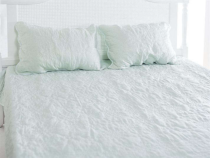 scânteiere  Cu lame Pentru o persoana  SET CUVERTURĂ DE PAT 160x240 cm Mint-lilac-roz