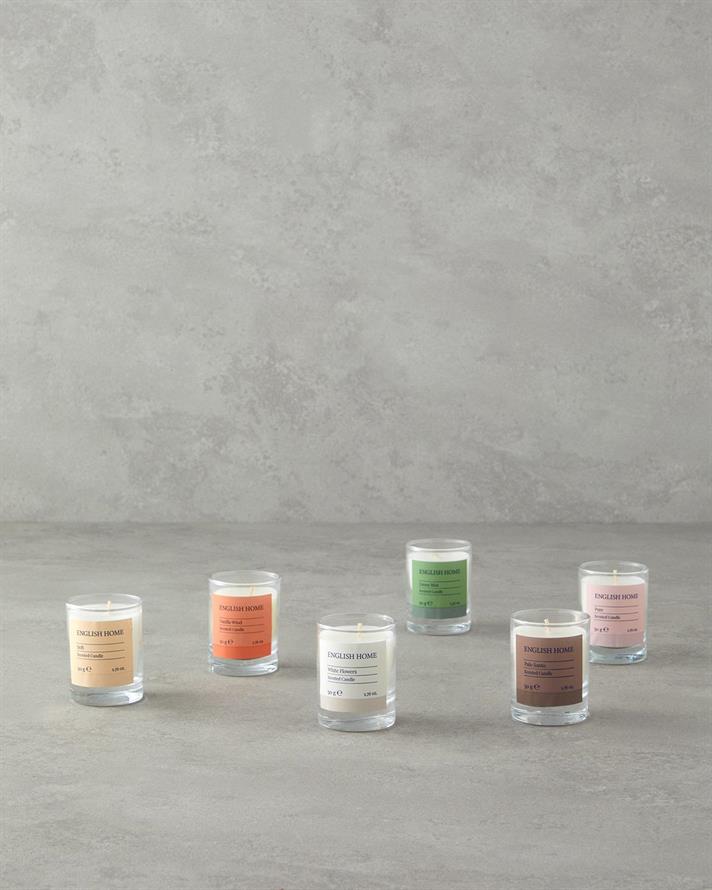 Scented Candle 6 Piese Set Parfumuri 6x50 gr auriu