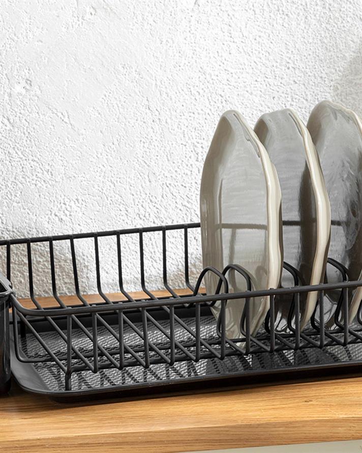 Bega Metal Dish Rack 37x26 cm Black