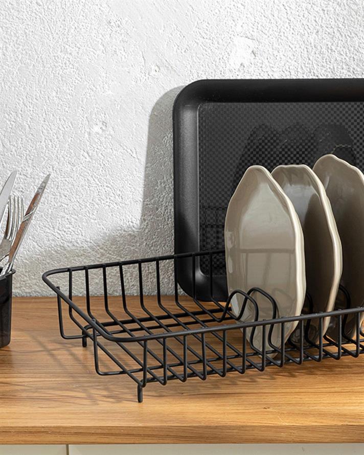 Bega Metal Dish Rack 37x26 cm Black