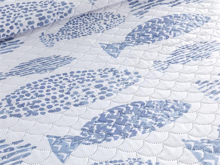 Sea Shoal Double Person  CUVERTURĂ MULTIFUNC 200x220 cm Albastru.