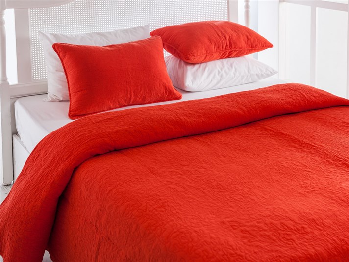 Seabury  Country Persoană dublă  SET CUVERTURĂ DE PAT 240x260 cm Coral