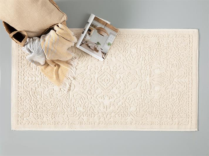 Seana Covor, Bumbac, 80*300 Cm, Crem