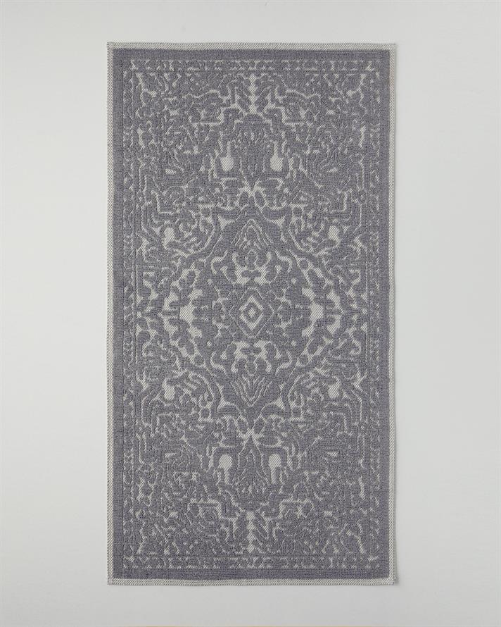 Seana Cu Bumbac Pled Buclat 80x150 cm Crem - Gri