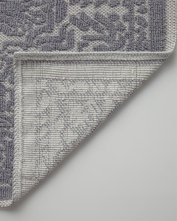 Seana Cu Bumbac Pled Buclat 80x150 cm Crem - Gri