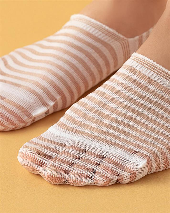 Serenity Cotton 2-set Women Ballet Socks 36-40 Black-White
