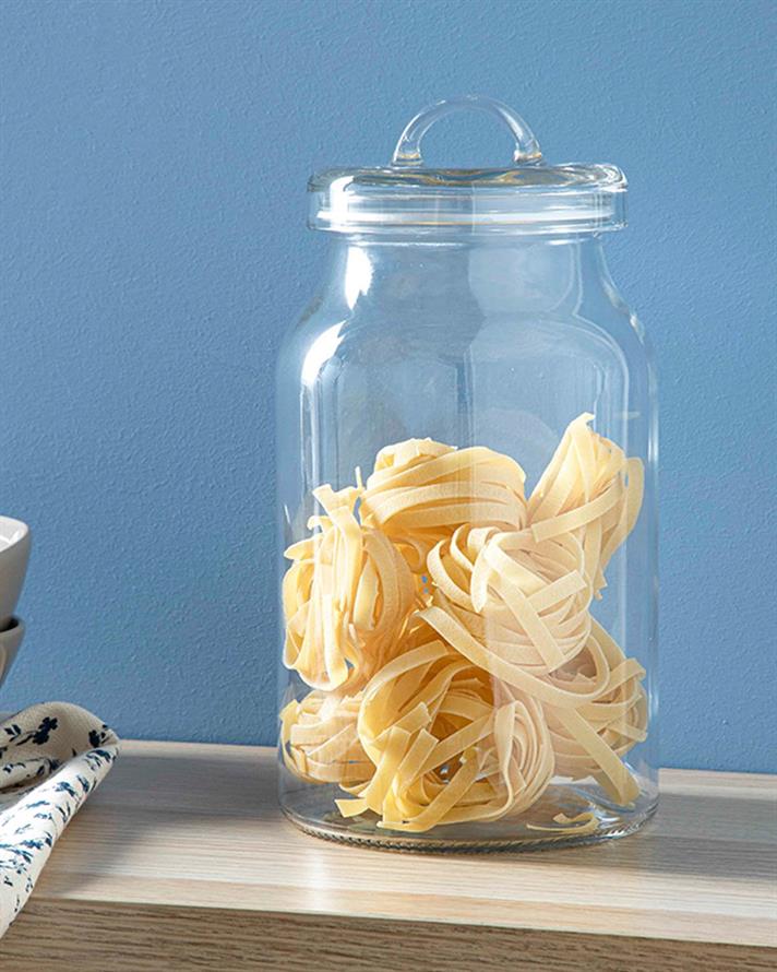 Sergio Glass Jar 2100 ml Transparent