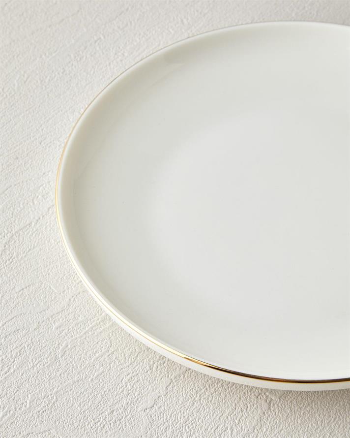 Serviciu de masă, Torino, porțelan, 54 piese pentru 12 persoane, auriu