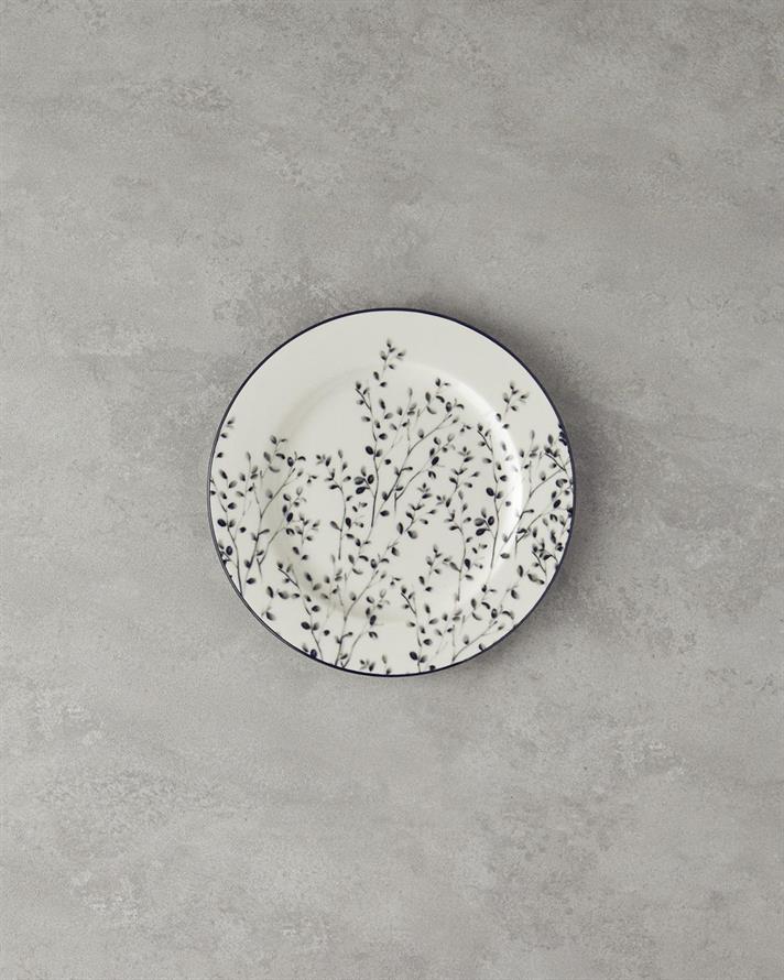 Serviciu de masa, Mystic, portelan, 24 Parça 6 Kişilik, negru