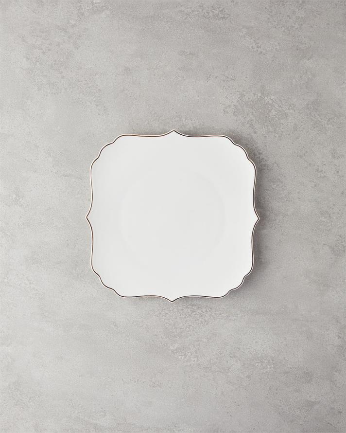 Serviciu de masa, Napoli, portelan, 27 buc pentru 6 persoane, auriu