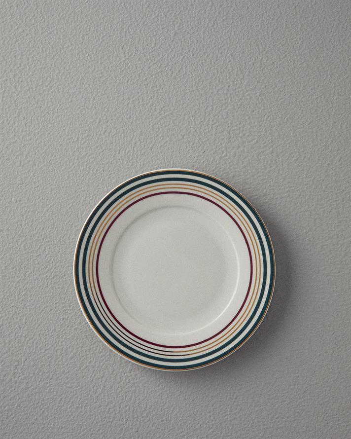 Serviciu de masa, Padova, portelan, 24 buc pentru 6 persoane, verde-visiniu