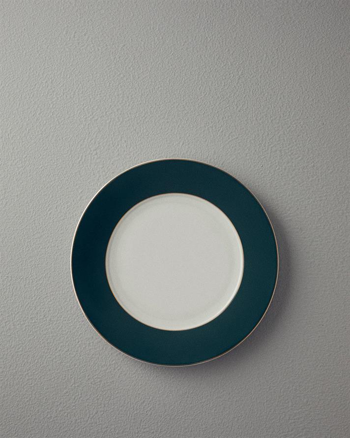 Serviciu de masa, Padova, portelan, 24 buc pentru 6 persoane, verde-visiniu