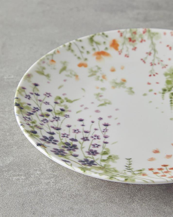 Serviciu de masa, Serenity, portelan, 24 buc pentru 6 persoane, multicolor