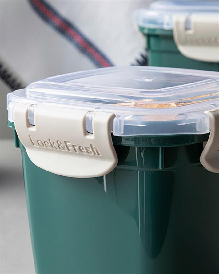 Plastic 2 Set Storage Box Green