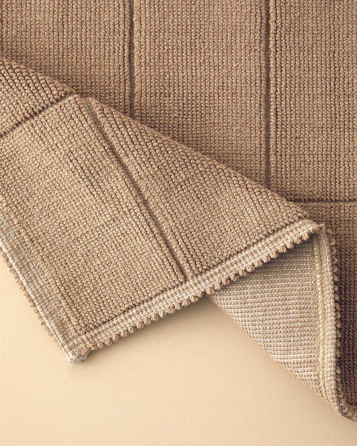 Set 2 covorașe de baie, Classy Diamond, bumbac-poliester, 60x90 + 40x60 cm, bej