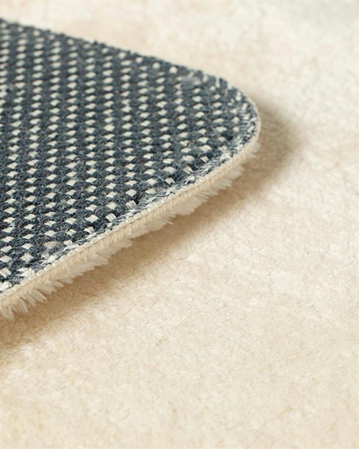 Set 2 covorașe de baie, Poffy, poliester, 60x100 + 50x60 cm, ecru