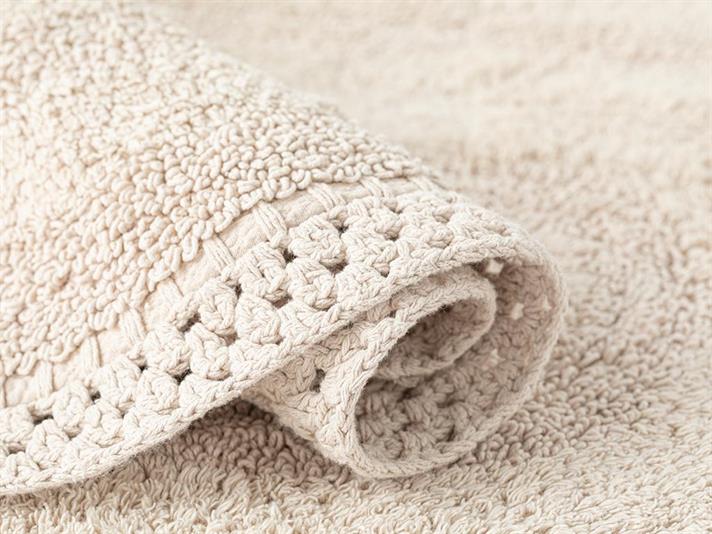 Set 2 covorașe de baie, Polin, bumbac, 60x90 + 40x60 cm, bej