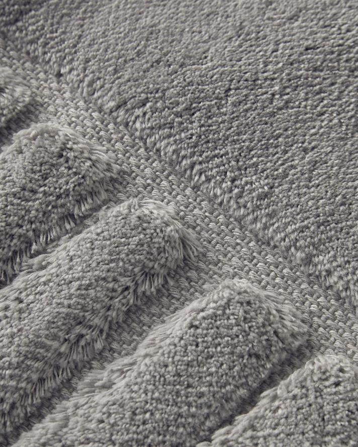 Set 2 covorase de baie, Pearly, bumbac, 60x90 + 40x60 cm, gri